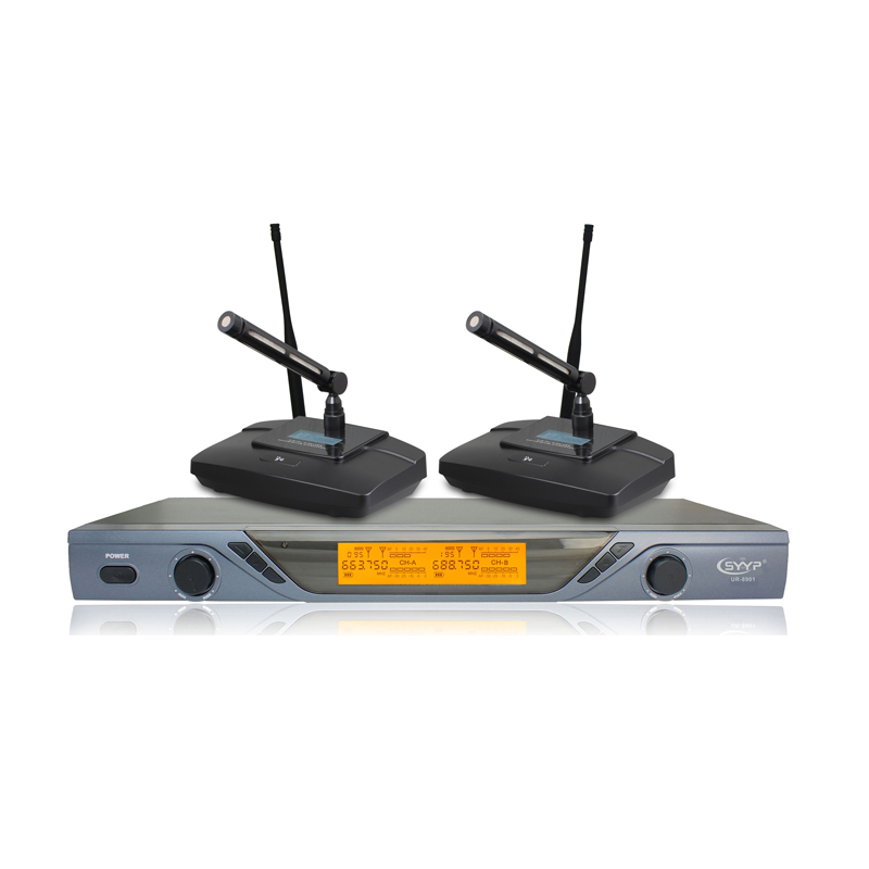 UR-8901 一拖二無(wú)線會(huì)議麥克風(fēng)